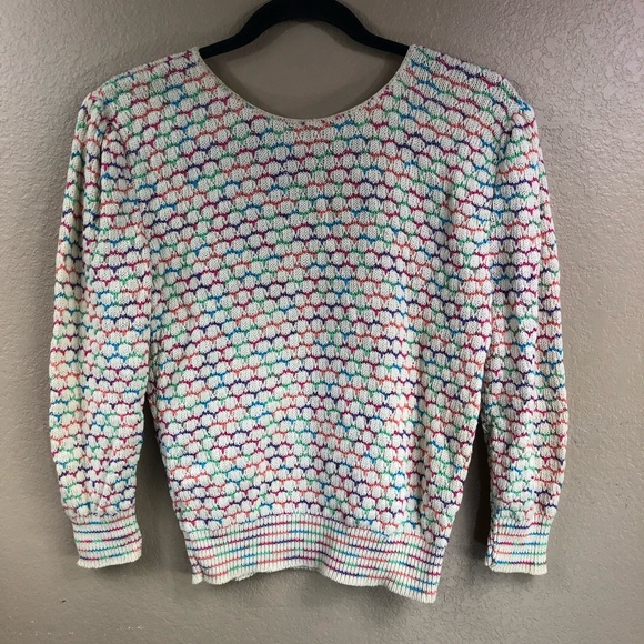 Cutest little vintage knit sweater!! - Picture 2 of 8